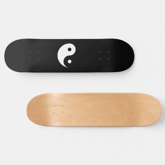 Yin en Yang, Persoonlijk Skateboard (Horizontaal)