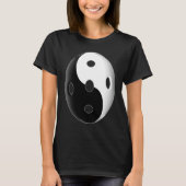 Yin en Yang Pickleball voor mannen en vrouwen T-shirt (Voorkant)