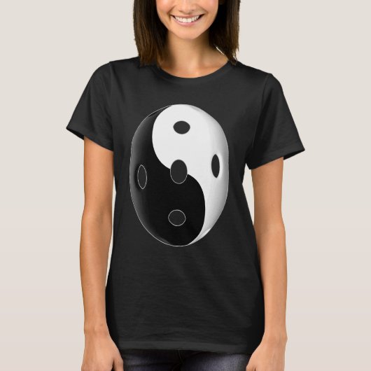 Yin en Yang Pickleball voor mannen en vrouwen T-shirt (Voorkant)