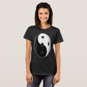Yin en Yang Pickleball voor mannen en vrouwen T-shirt (Voorkant volledig)