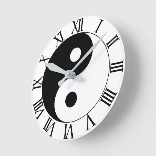 YIN EN YANG RONDE KLOK (Hoek)