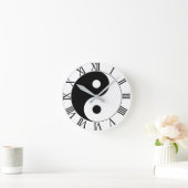 YIN EN YANG RONDE KLOK (Huis)
