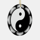 Yin en Yang Ronde Ornament (Rechts)