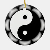 Yin en Yang Ronde Ornament (Voorkant)