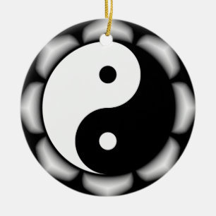 Yin en Yang Ronde Ornament