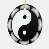 Yin en Yang Ronde Ornament (Links)