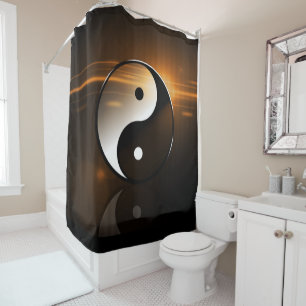 Yin en Yang Shower Curtain Douchegordijn