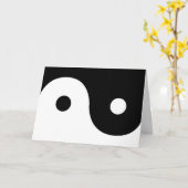 Yin en Yang Sides Kaart (Gele Bloem)