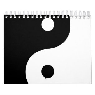 Yin en Yang Sides Kalender