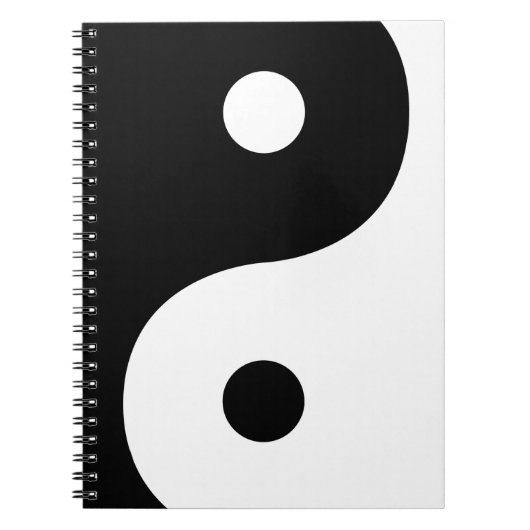 Yin en Yang Sides Notitieboek (Voorkant)