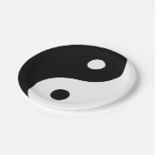 Yin en Yang Sides Papieren Bordje (Gekanteld)