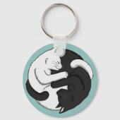Yin en Yang Sleutelhanger (Voorkant)