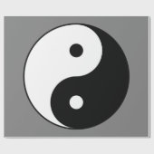 Yin en Yang Symbol (Chinese Taoïstische Taijitu) Cadeaupapier (Vlak)