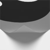 Yin en Yang Symbol (Chinese Taoïstische Taijitu) Cadeaupapier (Hoek)