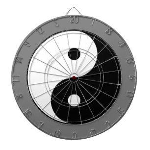 Yin en Yang Symbol (Chinese Taoïstische Taijitu) Dartbord