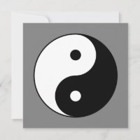 Yin en Yang Symbol (Chinese Taoïstische Taijitu)