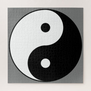 Yin en Yang Symbol (Chinese Taoïstische Taijitu) Legpuzzel