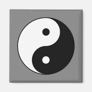 Yin en Yang Symbol (Chinese Taoïstische Taijitu) Magneet
