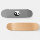 Yin en Yang Symbol (Chinese Taoïstische Taijitu) Persoonlijk Skateboard (Horizontaal)