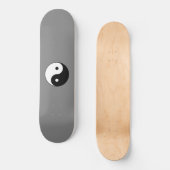 Yin en Yang Symbol (Chinese Taoïstische Taijitu) Persoonlijk Skateboard (Voorkant)
