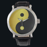 Yin- en Yang-symbool | Goudaziatische filosofische Horloge<br><div class="desc">Yin- en Yang-symbool | Goudaziatische filosofische inzen</div>