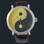 Yin- en Yang-symbool | Goudaziatische filosofische Horloge<br><div class="desc">Yin- en Yang-symbool | Goudaziatische filosofische inzen</div>