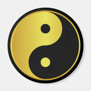 Yin- en Yang-symbool Goudaziatische filosofische Magneet