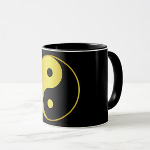 Yin- en Yang-symbool Goudaziatische filosofische Mok