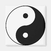 YIN EN YANG-symbool Magneet (Voorkant)