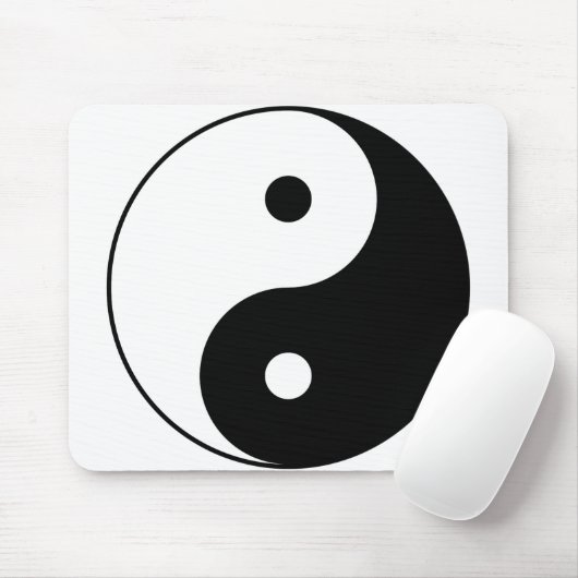 YIN EN YANG-symbool Muismat (Met muis)
