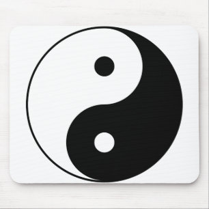 YIN EN YANG-symbool Muismat