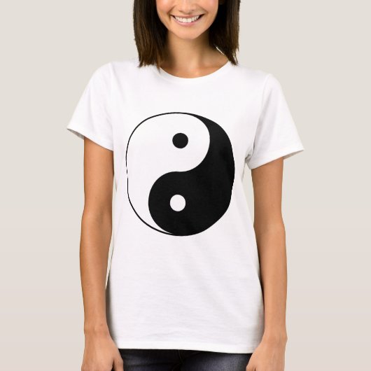 YIN EN YANG-symbool T-shirt (Voorkant)