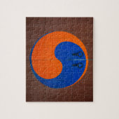 Yin en Yang-symbool, Zuid-Korea Legpuzzel (Verticaal)