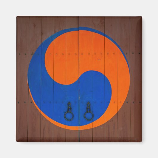 Yin en Yang-symbool, Zuid-Korea Magneet (Voorkant)