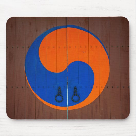 Yin en Yang-symbool, Zuid-Korea Muismat (Voorkant)