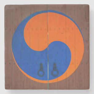 Yin en Yang-symbool, Zuid-Korea Stenen Onderzetter