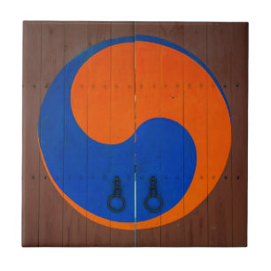 Yin en Yang-symbool, Zuid-Korea Tegeltje