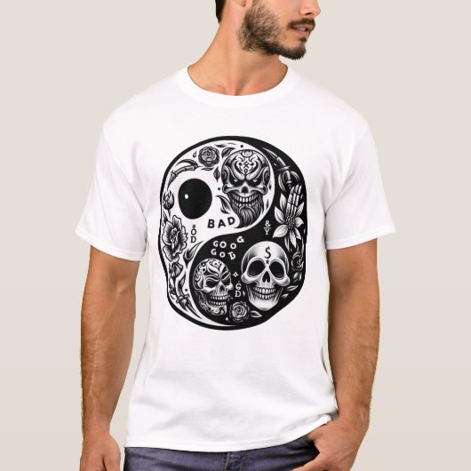 Yin en Yang T-shirt (Voorkant)