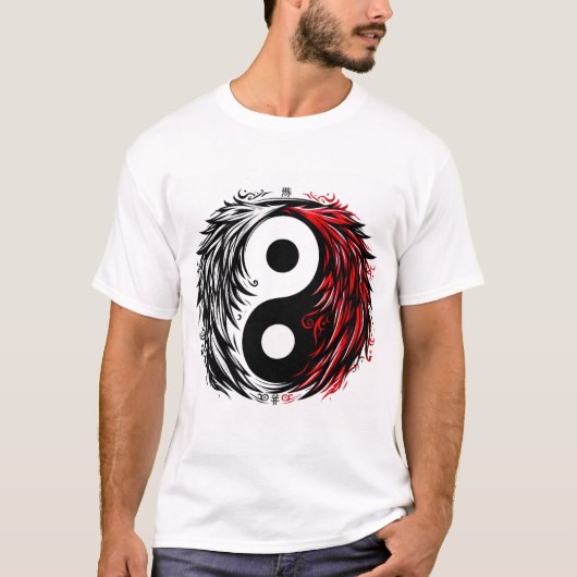 Yin en Yang T-shirt (Voorkant)