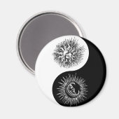 Yin en yang teken - Zon vs Maan Magneet (Voorkant / Achterkant)