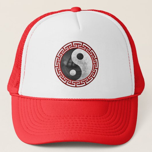Yin en Yang Trucker Pet (Voorkant)