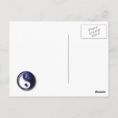 Yin en Yang Universe Symbol Briefkaart (Achterkant)