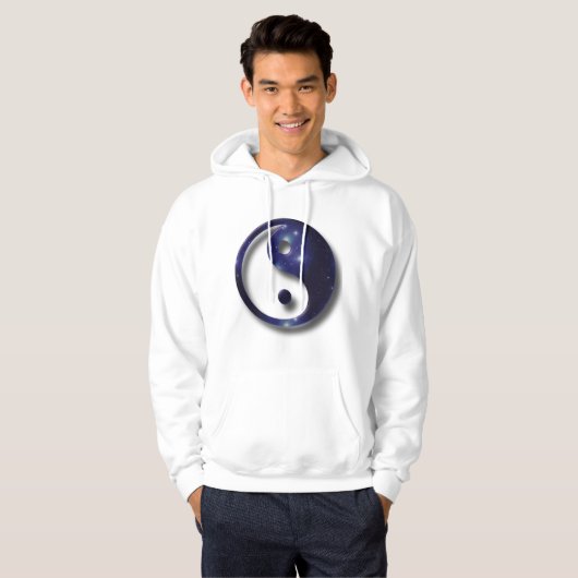 Yin en Yang Universe Symbol Hoodie (Voorkant volledig)