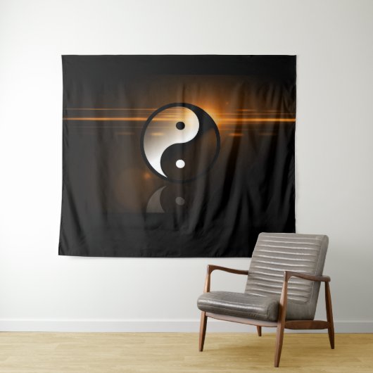 Yin en Yang Wall Tapestry Wandkleed (In Situ (horizontaal))