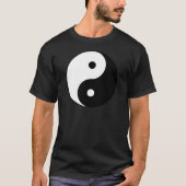 Yin en yang (yin-yang, yin yang, 陰 陽). t-shirt (Voorkant)