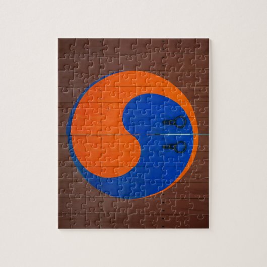 Yin en Yang, Zuid-Korea Legpuzzel (Verticaal)