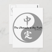 Yin Gang Sjabloon Briefkaart (Voorkant / Achterkant)