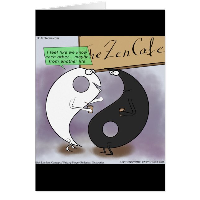 Yin Meets Yang Zen Funny (Voorkant)