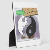 Yin Ontmoet Yang Zen Grappig Fotoplaat (Zijkant)