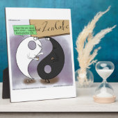 Yin Ontmoet Yang Zen Grappig Fotoplaat (Zijkant)